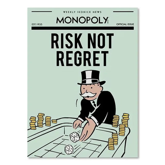 RISK NOT REGRET MONOPOLY