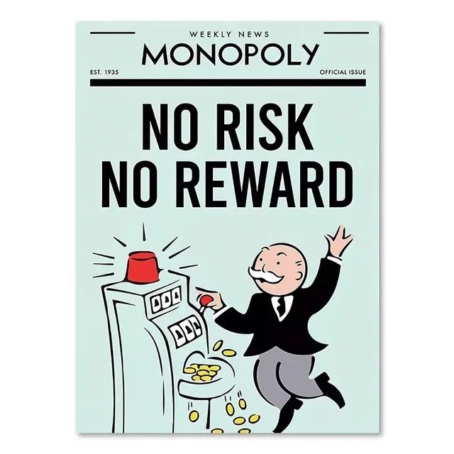 NO RISK NO REWARD MONOPOLY